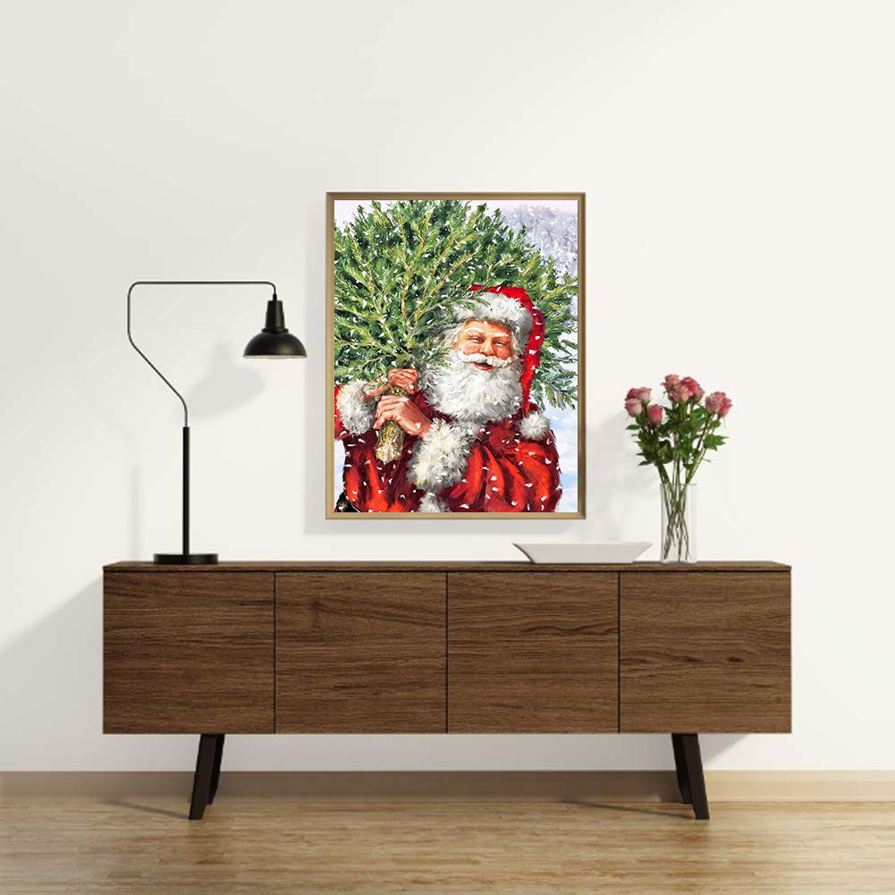 Santa Claus - Full Round Drill Diamond Painting 30*40CM