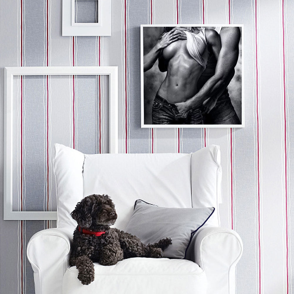 Couple Ambiguous - Full Square Drill Diamond Painting 50*50CM