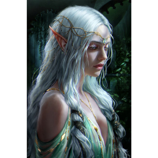 Beautiful Elf - Full Round Drill Diamond Painting 30*40CM