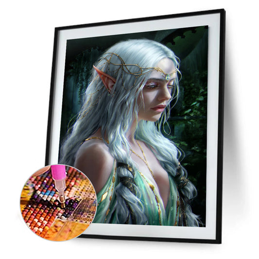 Beautiful Elf - Full Round Drill Diamond Painting 30*40CM