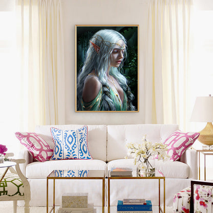 Beautiful Elf - Full Round Drill Diamond Painting 30*40CM
