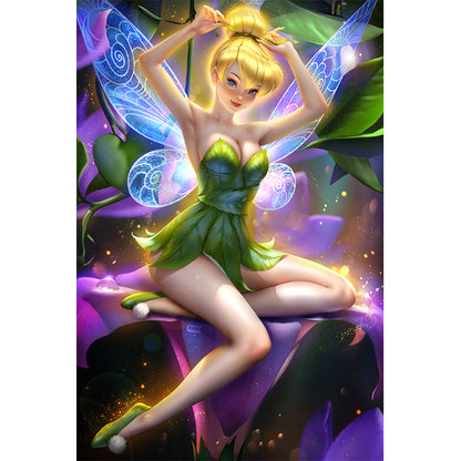 Disney Tinker Bell - Full Round Drill Diamond Painting 30*40CM