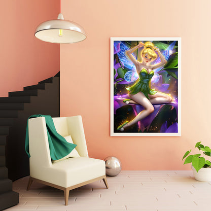 Disney Tinker Bell - Full Round Drill Diamond Painting 30*40CM