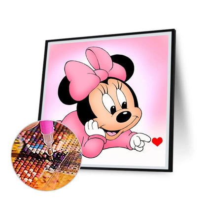 Mickey Mouse - Full Round Drill Diamond Painting 50*50CM