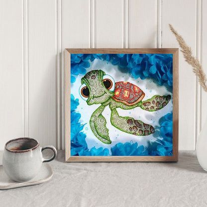 Turtle - Full Round Drill Diamond Painting 40*40CM