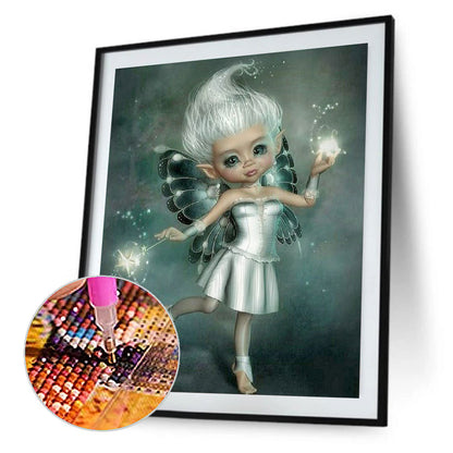 Cartoon Girl - Full Round Drill Diamond Painting 40*50CM