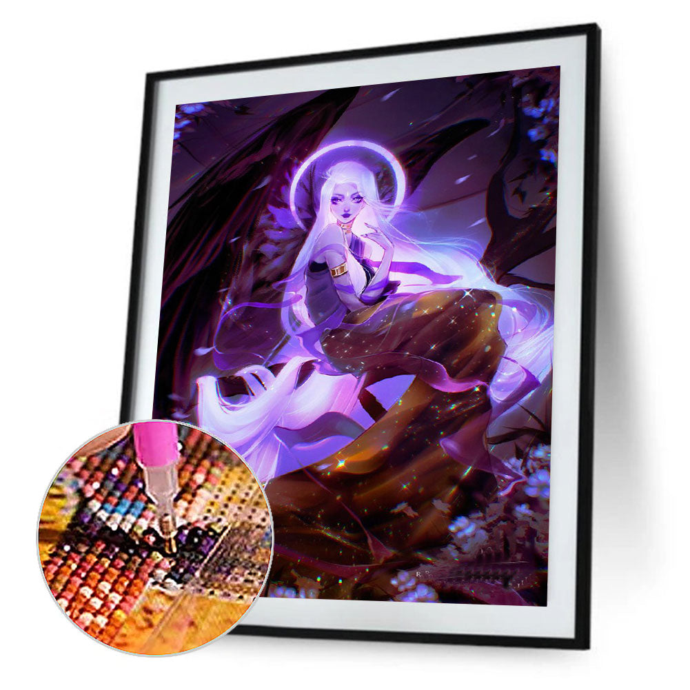 Cartoon Girl - Full Round Drill Diamond Painting 40*50CM