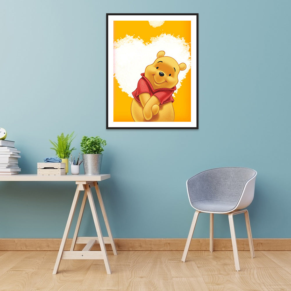 Winnie The Pooh - Full Square Drill Diamond Painting 30*40CM