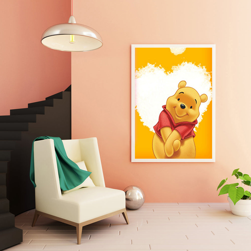 Winnie The Pooh - Full Square Drill Diamond Painting 30*40CM