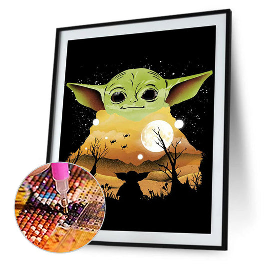 Yoda - Full Round Drill Diamond Painting 40*50CM