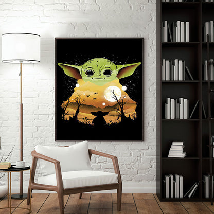 Yoda - Full Round Drill Diamond Painting 40*50CM