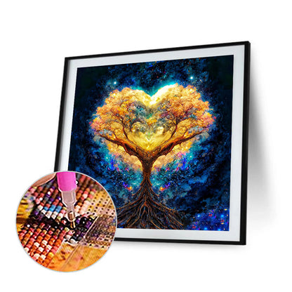 Love Tree - Full Round Drill Diamond Painting 40*40CM