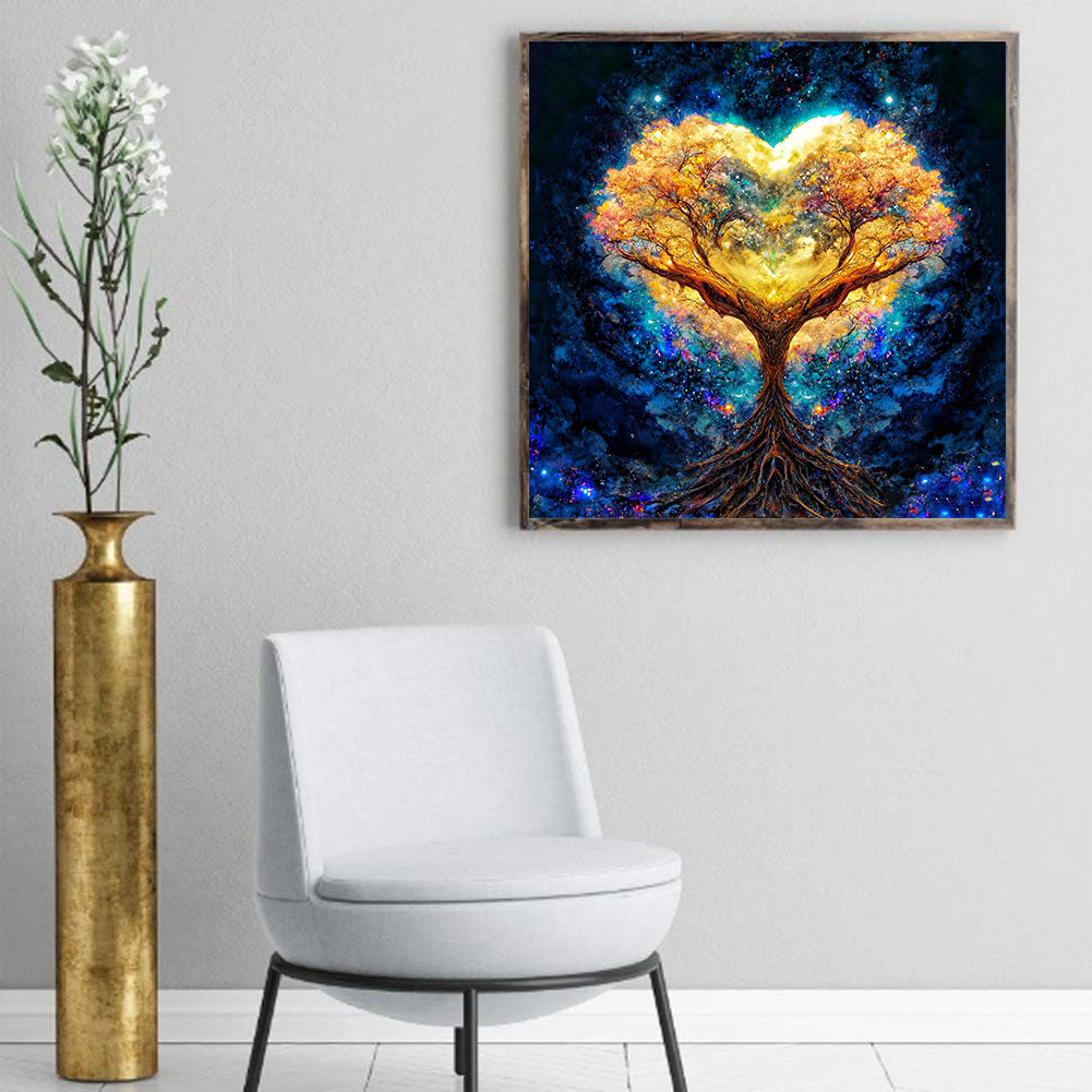 Love Tree - Full Round Drill Diamond Painting 40*40CM