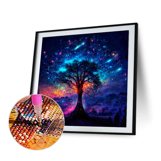 Starry Sky - Full Round Drill Diamond Painting 40*40CM