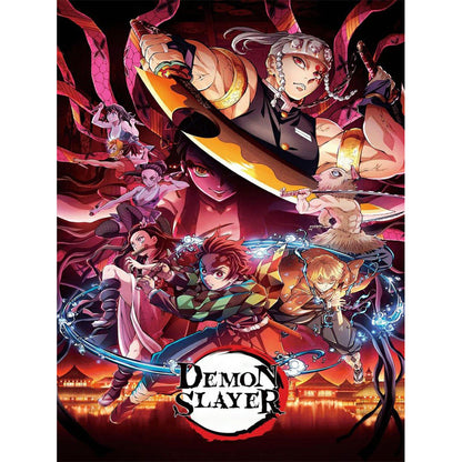 Ghost Killing Blade Poster - Full Round Drill Diamond Painting 40*50CM