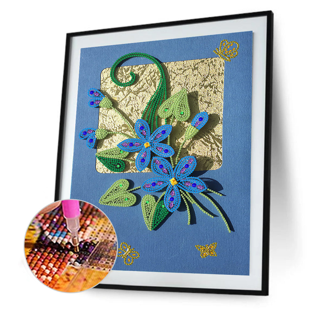 Quilling Paper - Special Shaped Drill Diamond Painting 30*40CM