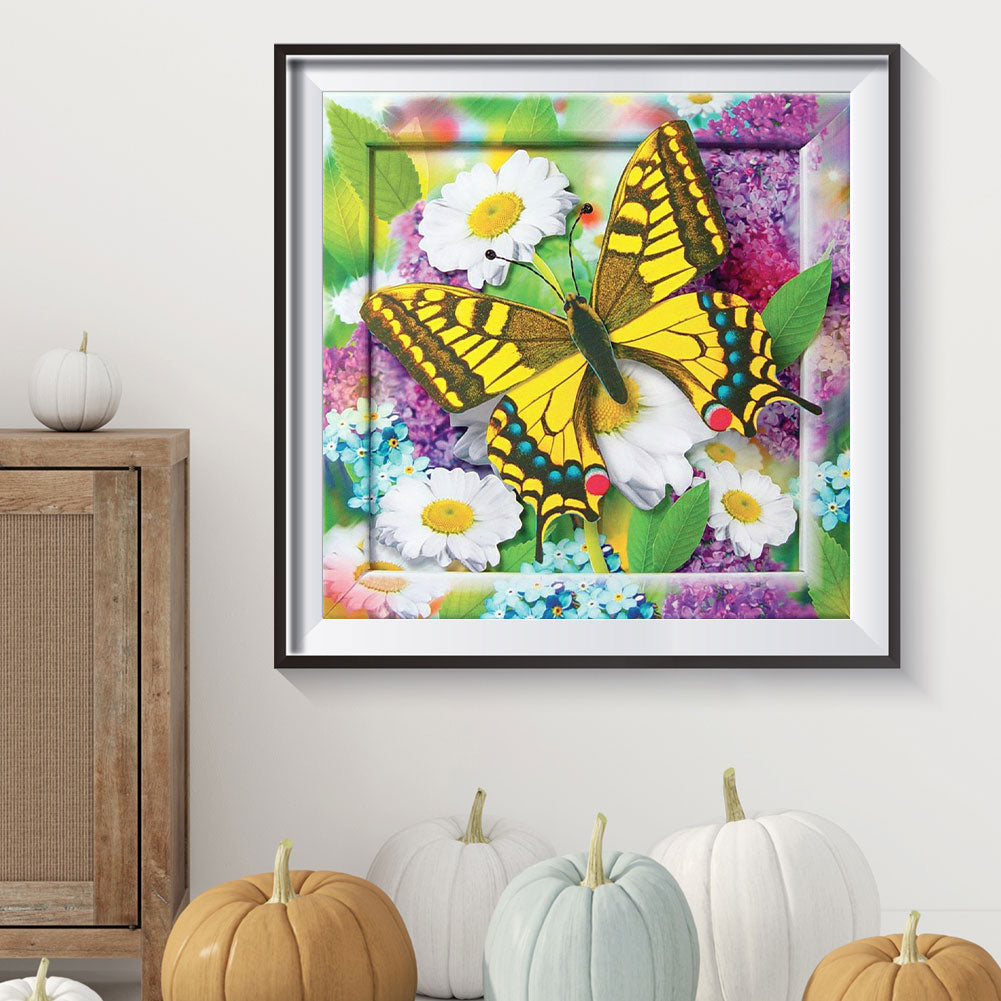 Butterfly - Full Square Drill Diamond Painting 40*40CM