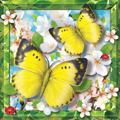 Butterfly - Full Square Drill Diamond Painting 40*40CM