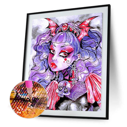 Devil Girl 30*40CM(Canvas) Full Square Drill Diamond Painting