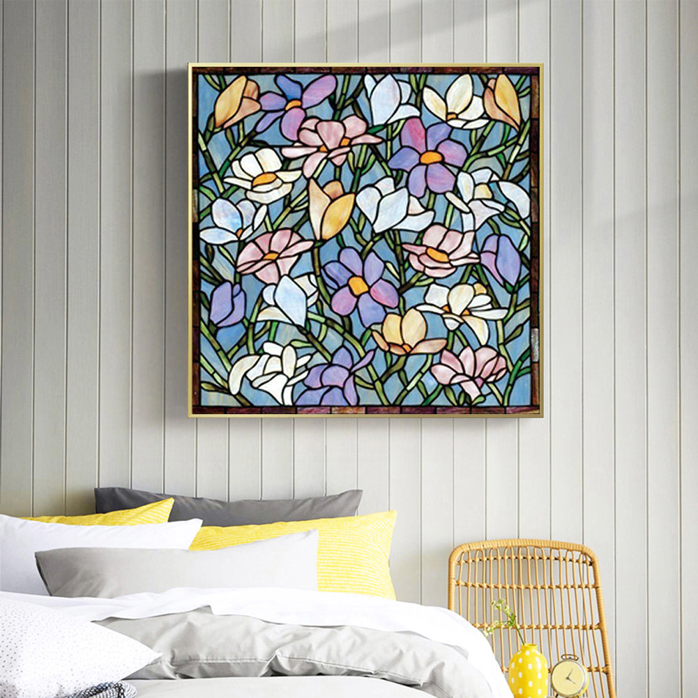 Magnolia Stain 50*50CM(Canvas) Full Square Drill Diamond Painting