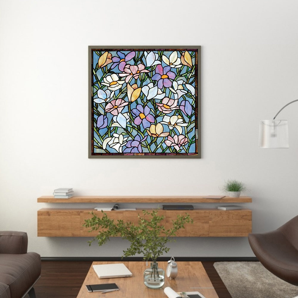 Magnolia Stain 50*50CM(Canvas) Full Square Drill Diamond Painting