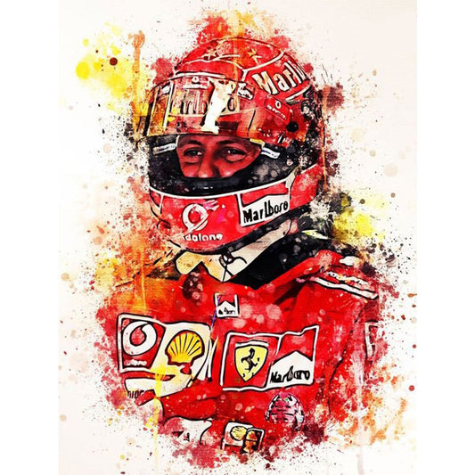 Motorcycle Racer - Full Round Drill Diamond Painting 30*40CM
