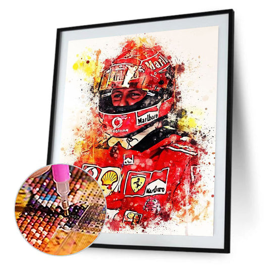 Motorcycle Racer - Full Round Drill Diamond Painting 30*40CM