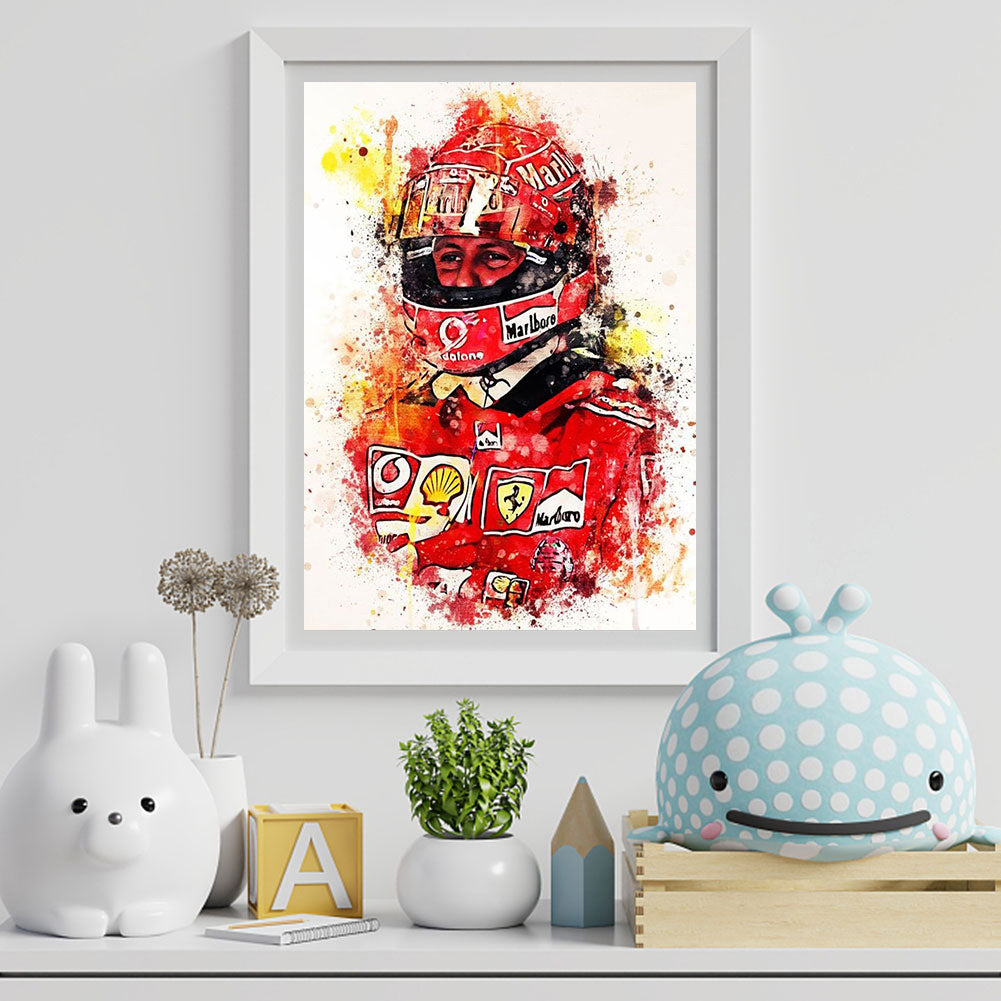 Motorcycle Racer - Full Round Drill Diamond Painting 30*40CM
