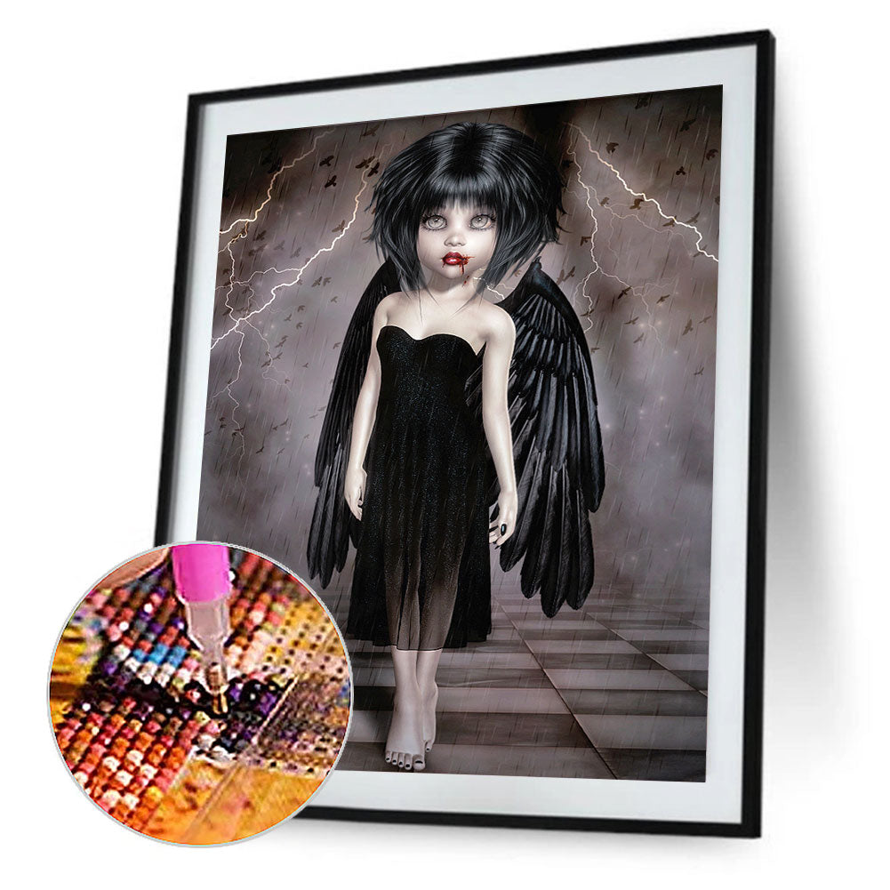 Cartoon Horror Doll - Full Round Drill Diamond Painting 30*40CM