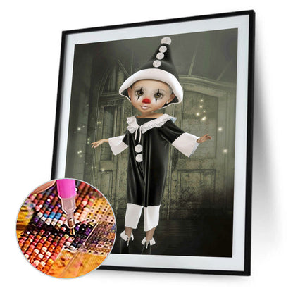 Cartoon Horror Doll - Full Round Drill Diamond Painting 30*40CM