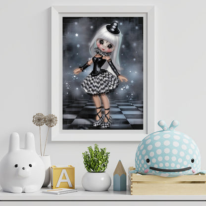 Cartoon Horror Doll - Full Round Drill Diamond Painting 30*40CM