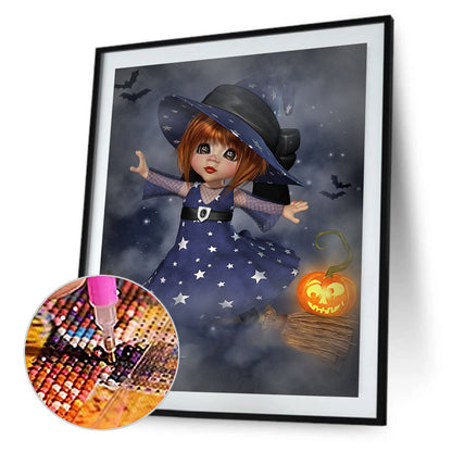 Cartoon Horror Doll - Full Round Drill Diamond Painting 30*40CM