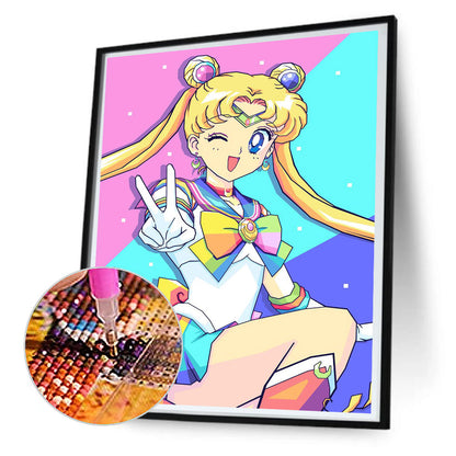 Sailor Moon - Full Round Drill Diamond Painting 30*40CM