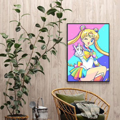 Sailor Moon - Full Round Drill Diamond Painting 30*40CM