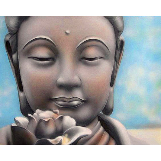 Buddha Statue - Full Square Drill Diamond Painting 40*30CM