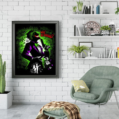 People Silhouette - Full Round Drill Diamond Painting 30*40CM