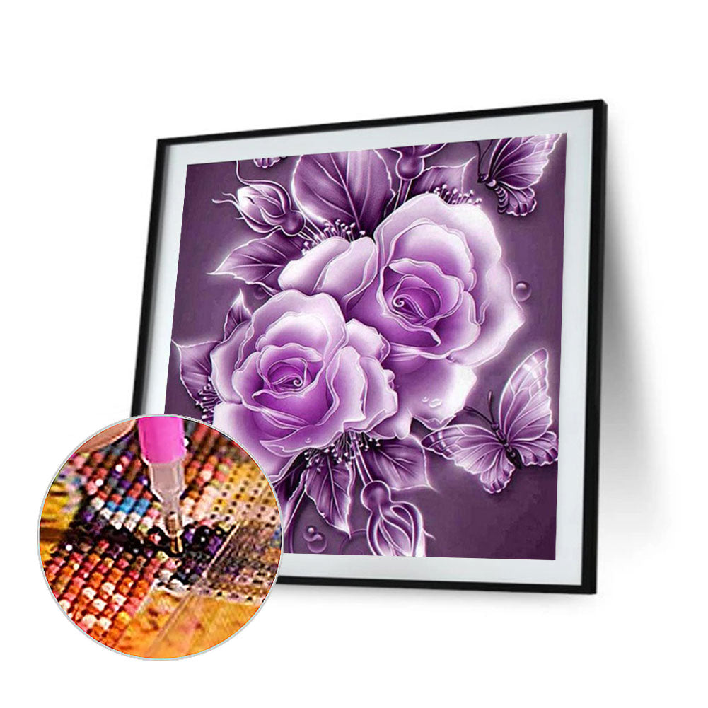 Rose - Full Round Drill Diamond Painting 40*40CM