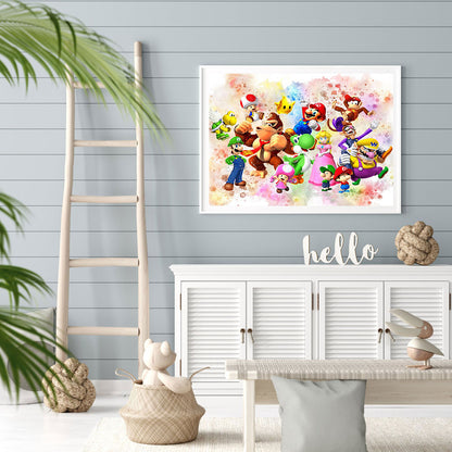 Mario Party - Full Round Drill Diamond Painting 50*40CM