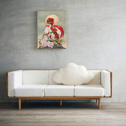 Red Pterosaur - Special Shaped Drill Diamond Painting 30*40CM