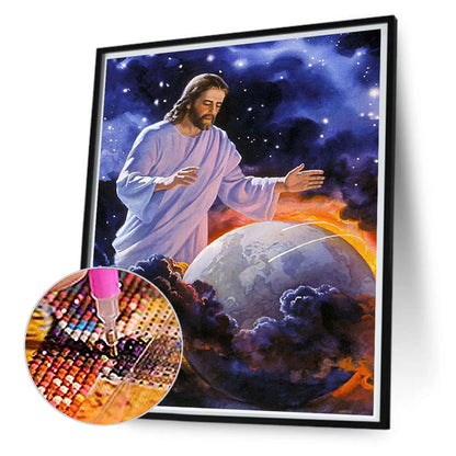 Faith In Jesus - Full Round Drill Diamond Painting 50*60CM