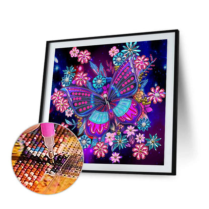 Butterfly - Special Shaped Drill Diamond Painting 30*30CM