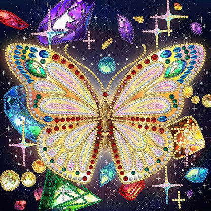 Butterfly - Special Shaped Drill Diamond Painting 30*30CM