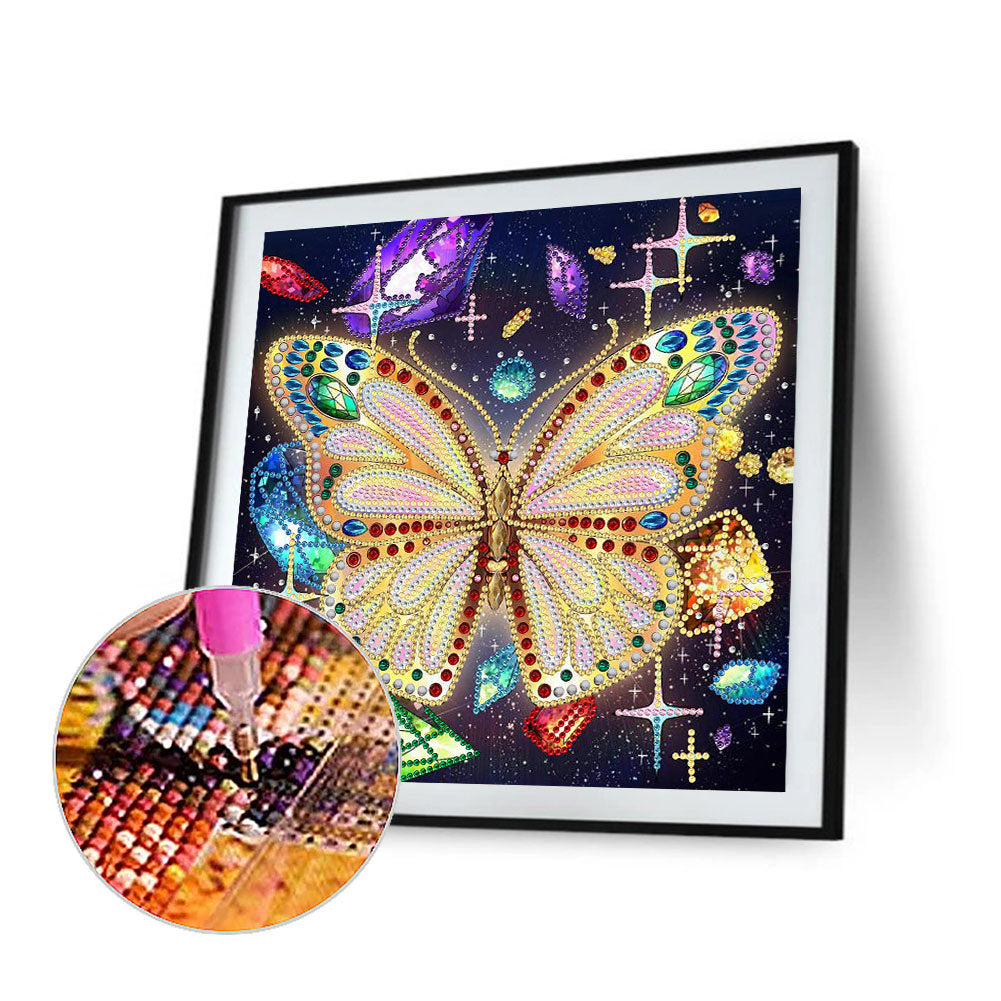 Butterfly - Special Shaped Drill Diamond Painting 30*30CM