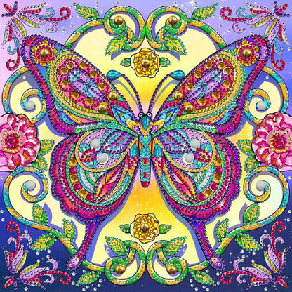 Butterfly - Special Shaped Drill Diamond Painting 30*30CM