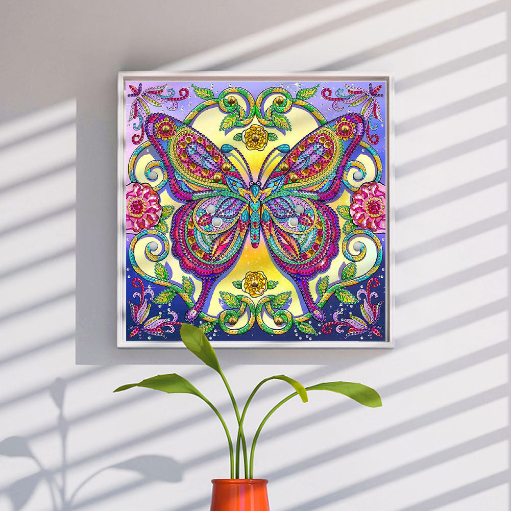 Butterfly - Special Shaped Drill Diamond Painting 30*30CM