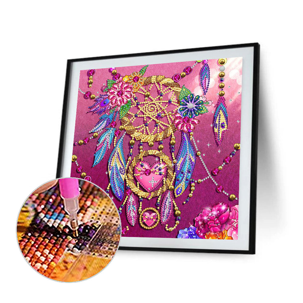 Dreamcatcher - Special Shaped Drill Diamond Painting 30*30CM