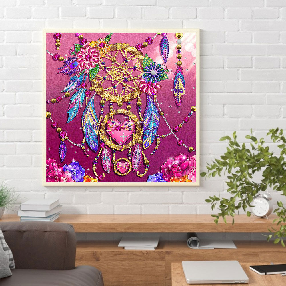 Dreamcatcher - Special Shaped Drill Diamond Painting 30*30CM