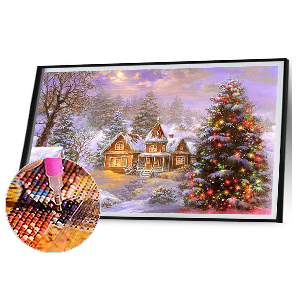 Christmas Village - Full Square Drill Diamond Painting 70*45CM