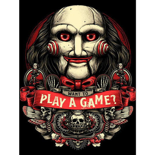 Want To Play Games - Full Round Drill Diamond Painting 50*60CM