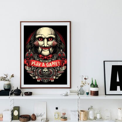 Want To Play Games - Full Round Drill Diamond Painting 50*60CM